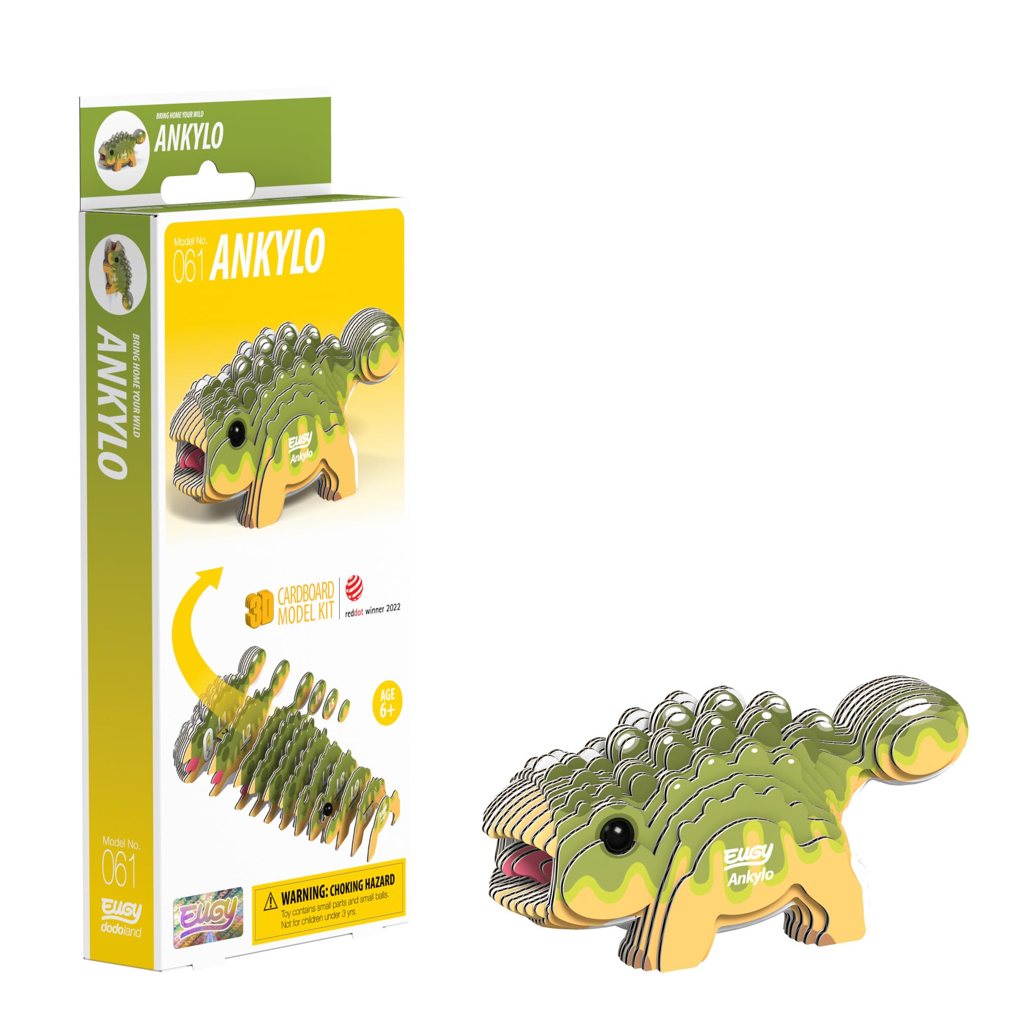 EUGY Ankylo 3D Model Craft Kit