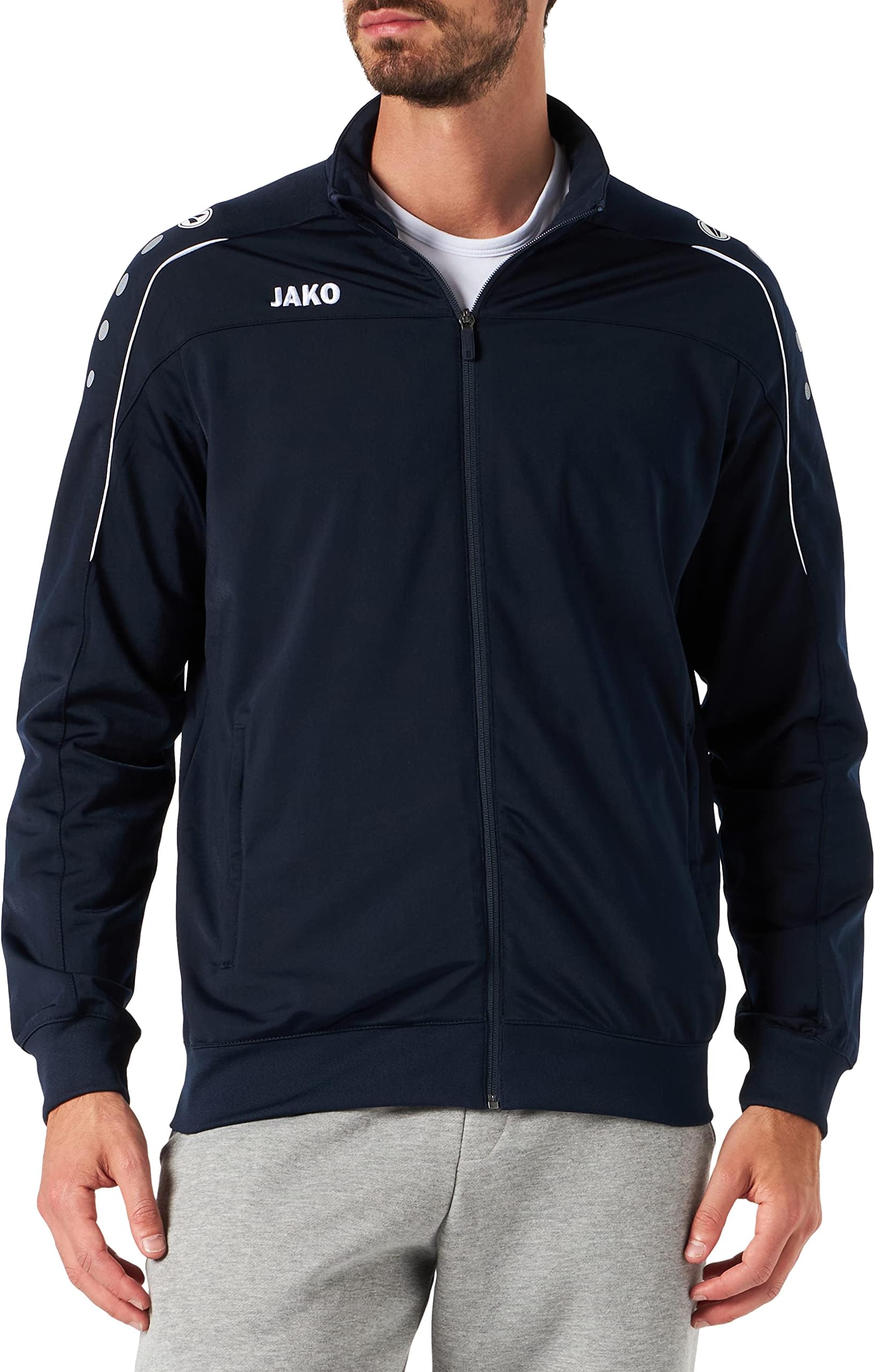 JAKO Men's Classico Training Jacket Training jacket with full-length zip