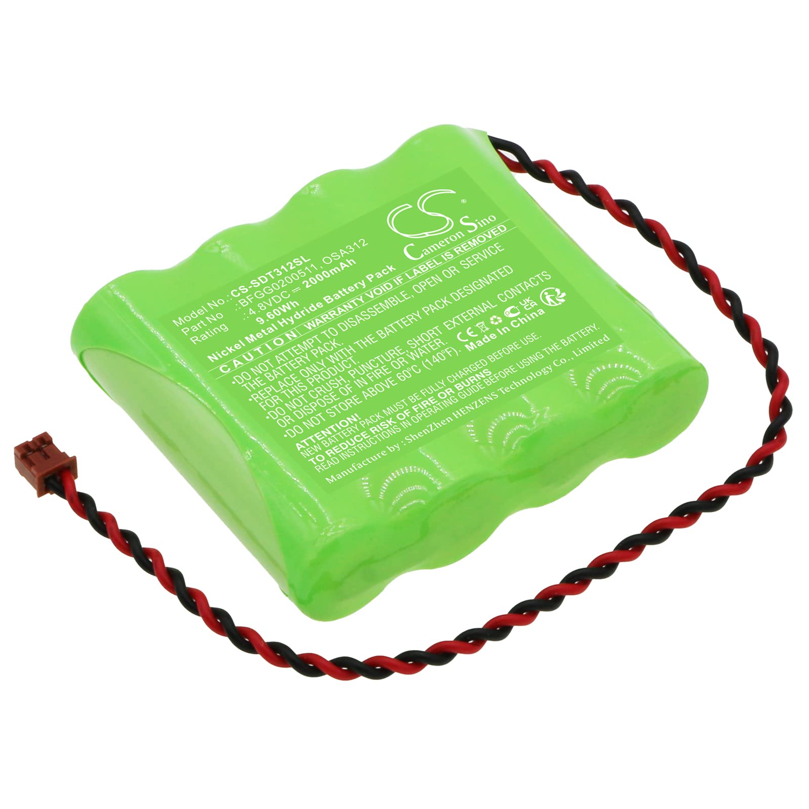 2000mAh Battery for FGE-HX, FGE-HXY, FGE-X, FGE-XY, FGV-HX, FGV-HXY, FGV-X, FGV-XY, Force Gauges FGE, Force Gauges FGV PN: BFGG0200511, FVE-BAT, KRO6AA4, OSA312