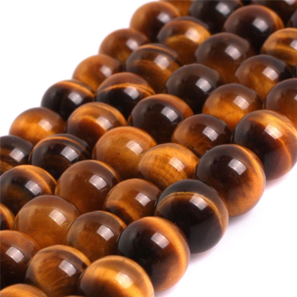 AAA Grade Natural Genuine Gemstone Semi Precious Stone Beads for Jewelry Making 15‘’ (Round Green Canadian Jadeite Jade/10MM)