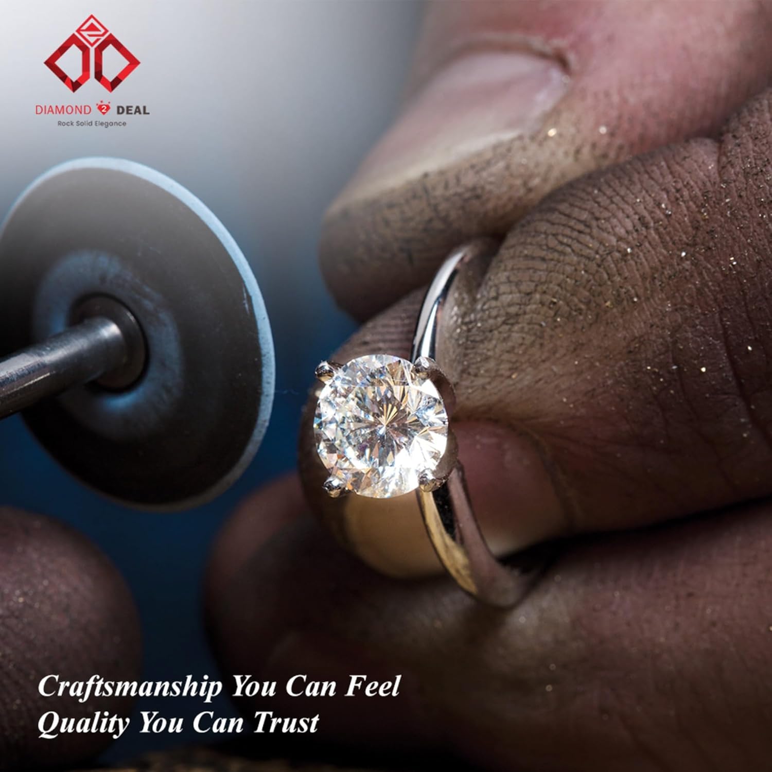 Diamond2Deal 925 Sterling Silver Compass Earrings (L- 1.4 in, W- 0.73 in)