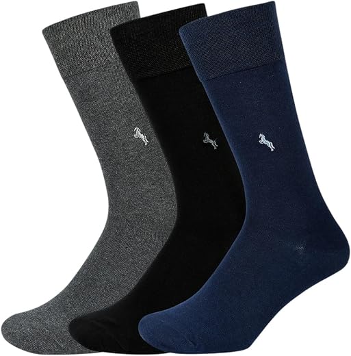 BALENZIA Men Calf Length Organic Cotton Socks