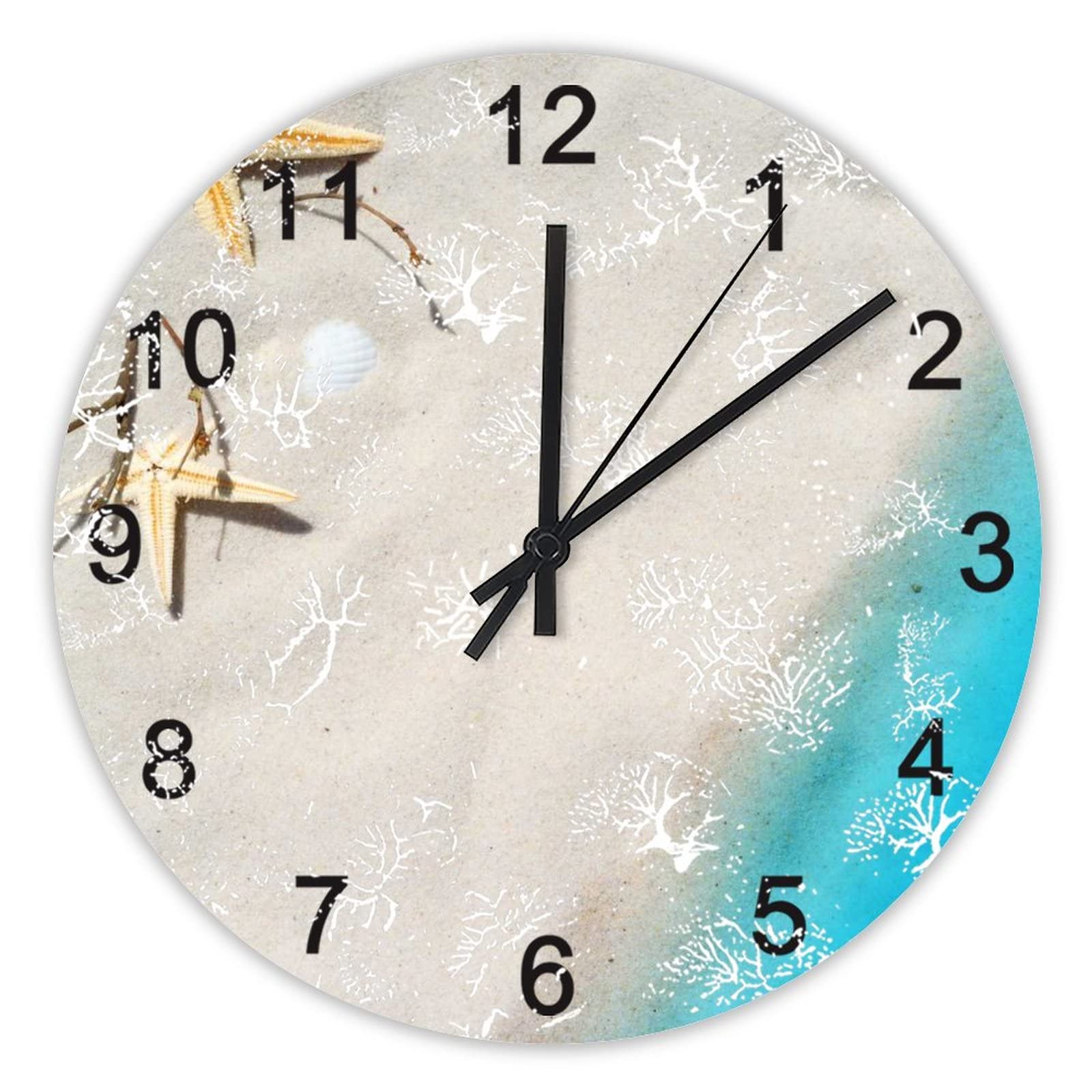 Horloge murale silencieuse sans tic-tac pour éliminer le bruit dans le bureau et la chambre