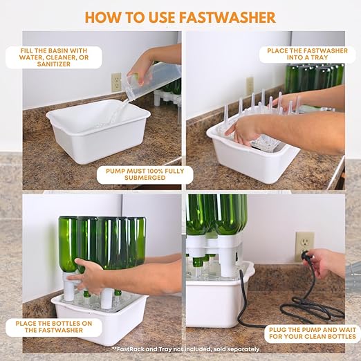 FastWasher24 Lavador de Botellas de Cerveza y Vino miniatura 7