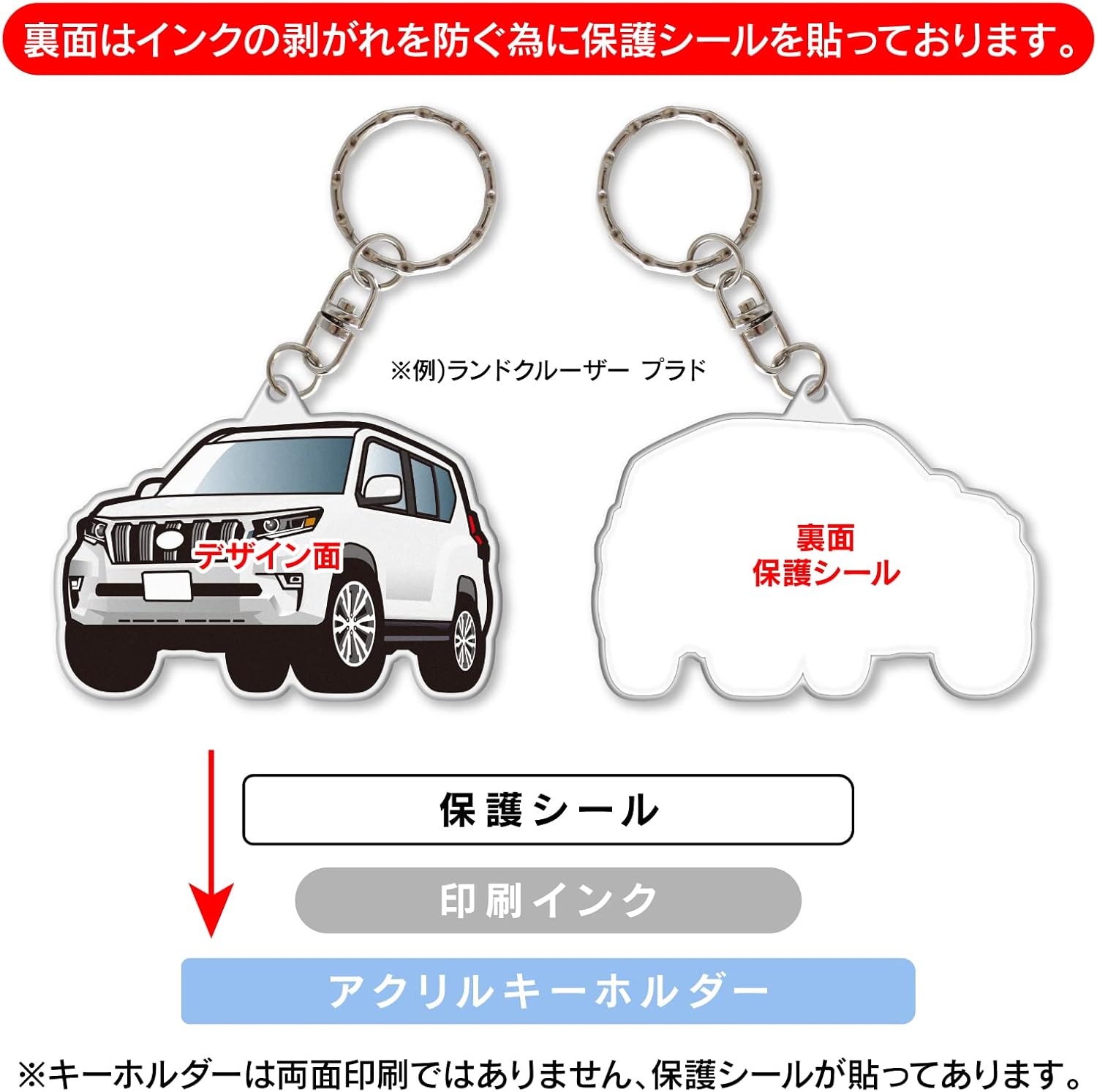 Amazon Co Jp デフォルメデザイン ロッキー 0 カスタム アクリル キーホルダー 受注生産 デザインe ファッション