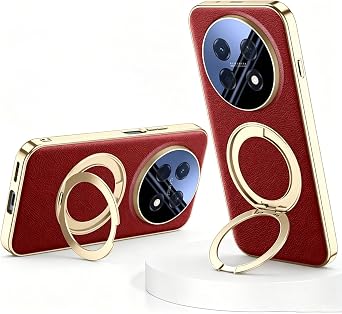 Case for Huawei Nova 15 Max, Magnetic Case with 360 Rotating Ring Stand