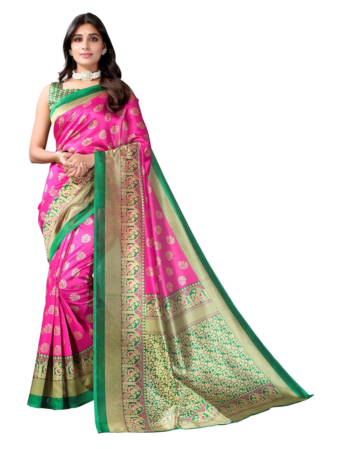 Shiv Textiles Women's Art Silk Paisley Saree - Review, Price and Buying Guide