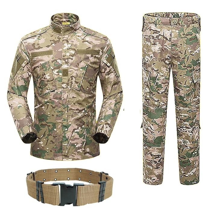 ATAIRSOFT Herren Combat Shirt Langarm - Taktisches Camo Shirt Mit Ellbogenschützern