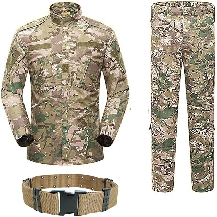 Amazon.com: H World Shopping Hombres Tactical BDU Combat Uniforme Chaqueta  Camisa y Pantalones Traje para Ejército Militar Airsoft Paintball Caza Tiro  Juego de Guerra Multicam MC : Ropa, Zapatos y Joyería