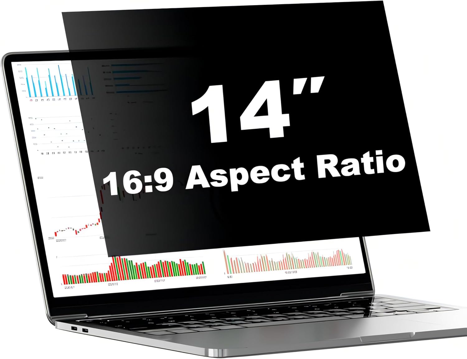 Pozlle 14 Inch Laptop Privacy Screen Shield for 169