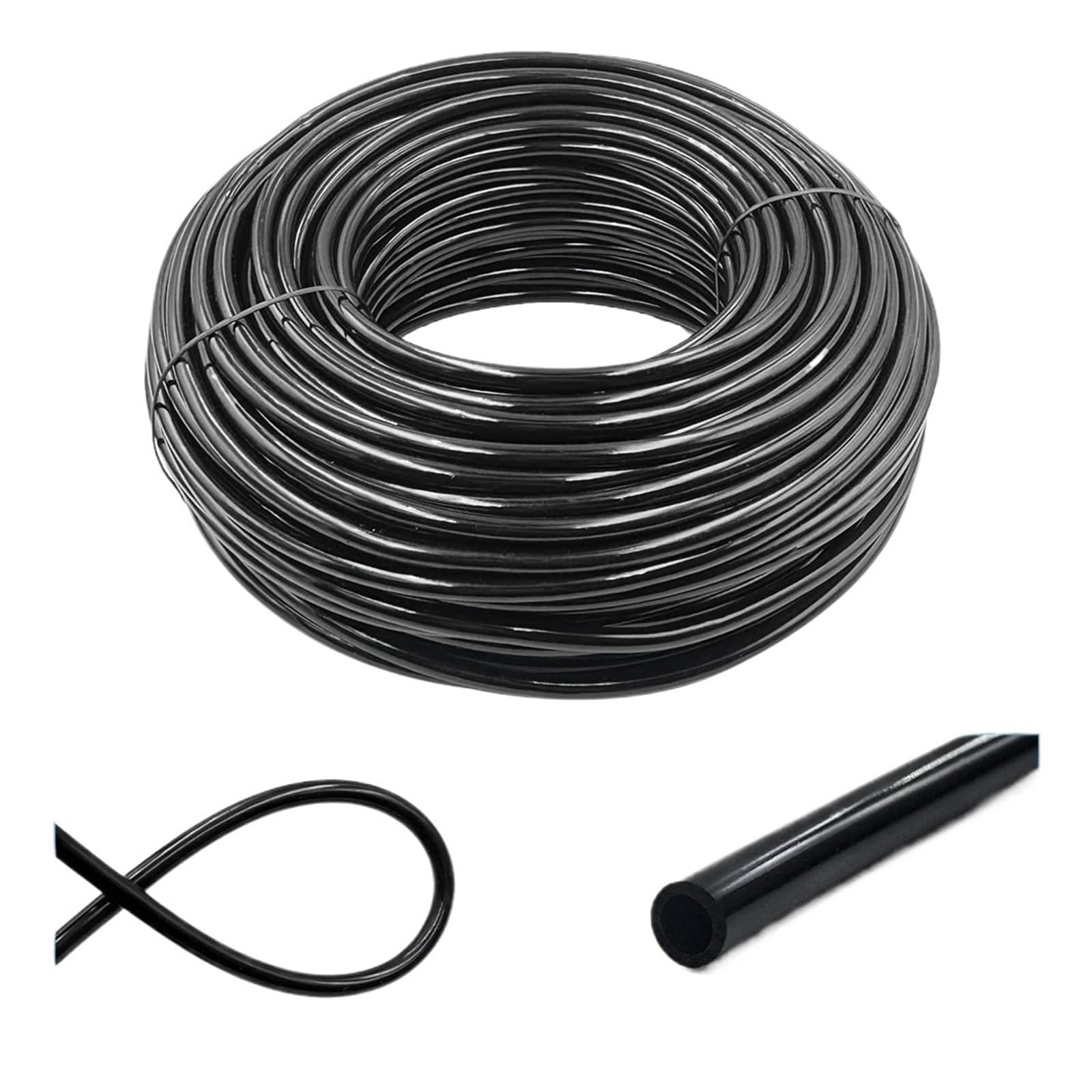 Tuyau d'arrosage réglable en PVC de 4/7 mm, longueur arbitraire de 10 m/20 m/30 m.(25M)
