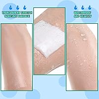Vista 6 de Vendaje adhesivo transparente, impermeable, cinta elástica para tatuajes y natación (3.94 pulgadas x 5.47 yardas)