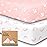KeaBabies 2-Pack Baby Crib Sheets for Boys, Girls - 52x28 Viscose Derived from Bamboo Toddler Bed Sheets Neutral, Fitted Crib Mattress Cover for Standard Baby Bedding, Soft & Cozy (Dreamland)