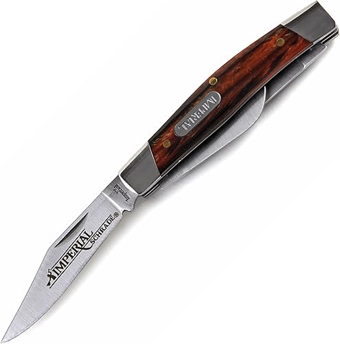 Miniatura 2 de Schrade Imperial IMP15S Stockman - Cuchillo de bolsillo plegable de acero inoxidable para exteriores, supervivencia al aire libre y EDC