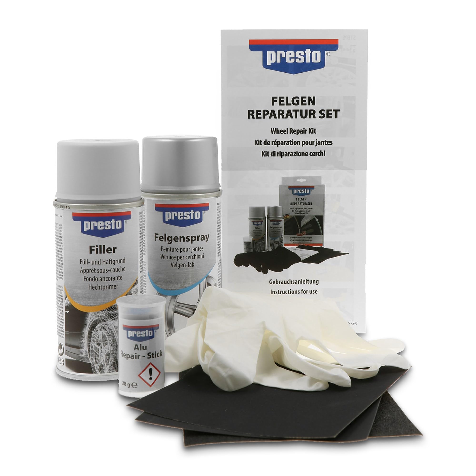 Image secondaire de Kit de Réparation de Roues Presto - Réparez Rayures et Éraflures