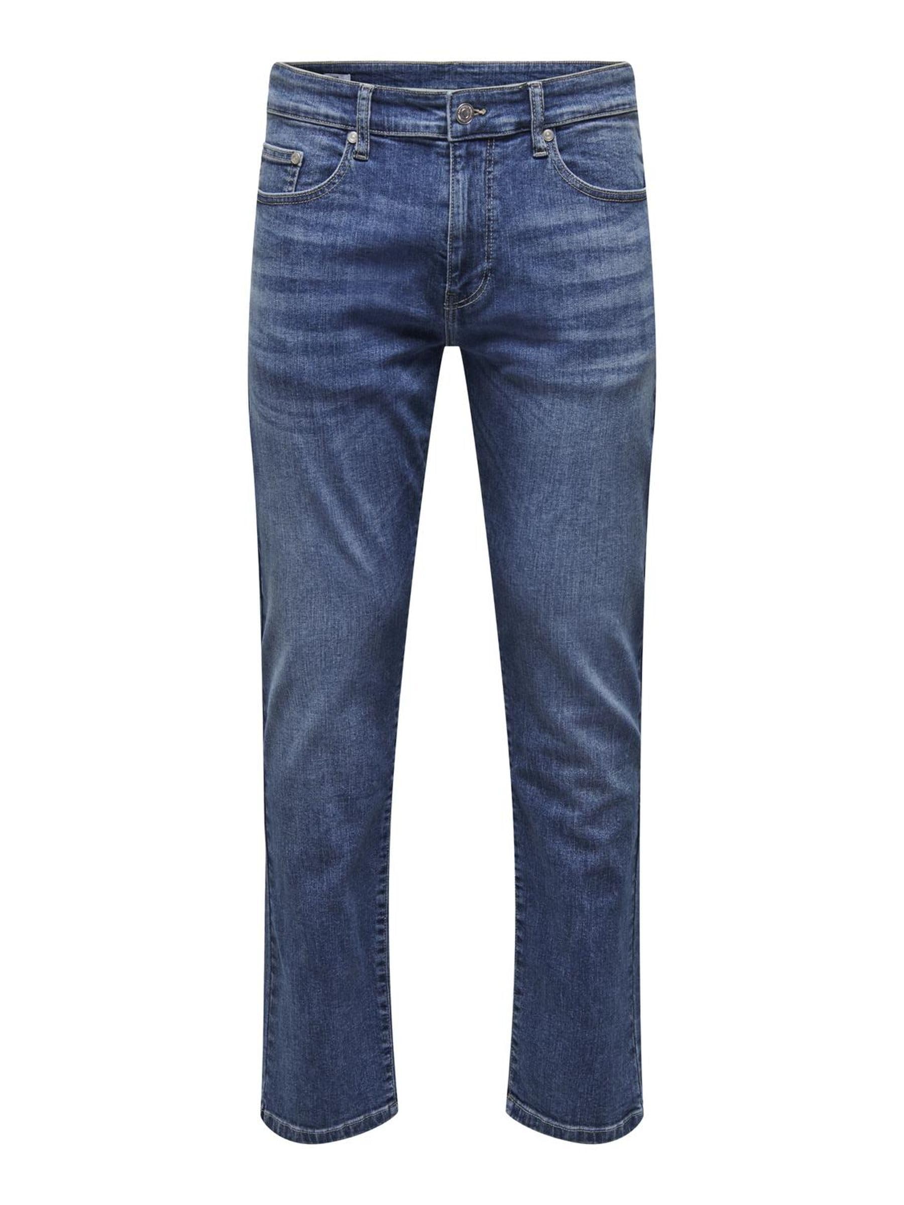 Only & Sons Men's Blue Blue Denim) Onsweft Reg. 6755 Dnm Jeans Noos Slim Fit, 32 W/34 Large