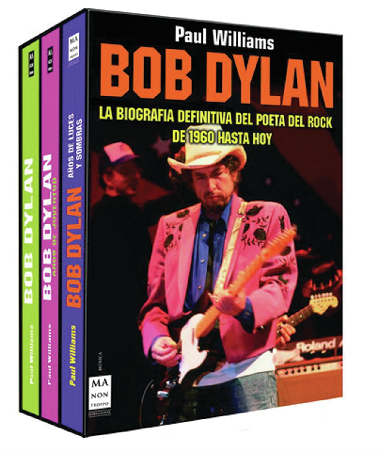 Bob dylan. Estuche 3 volúmenes: Estuche con los 3 libros de la biografía definitiva de paul williams sobre bob dylan (MUSICA)