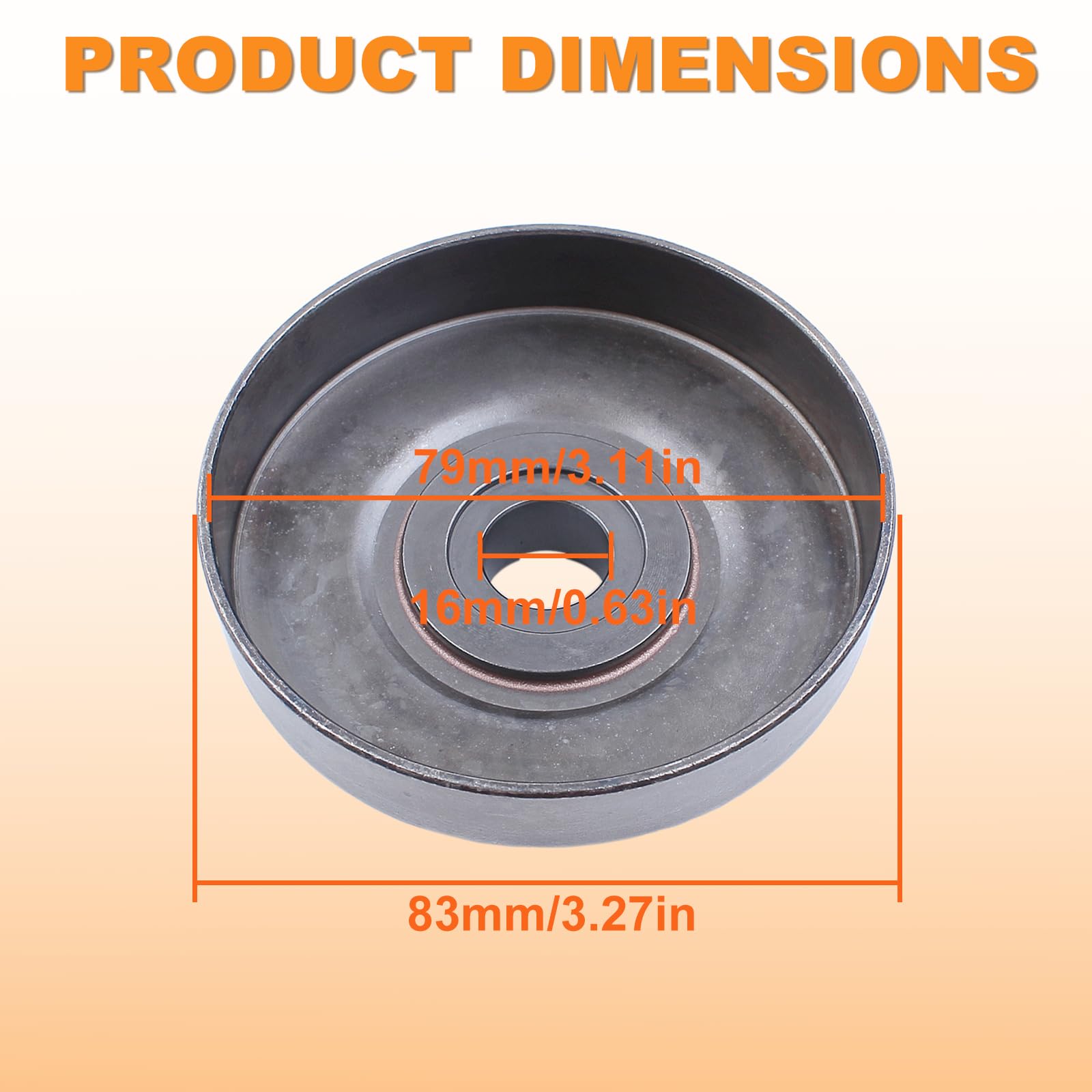 Image secondaire de Kit d'Embrayage et Pompe à Huile pour Tronçonneuse Husqvarna