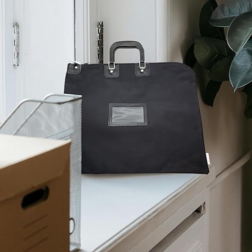 Miniatura 6 de Bolsa HIPAA para documentos con bloqueo 16 x 20 con asas (negro)