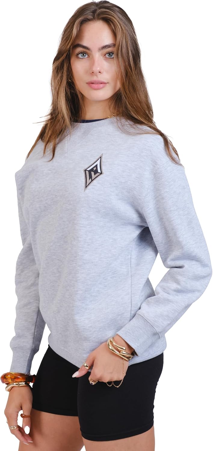 Ultra Game Women's WNBA Official Velvet Plush Crew Sweatshirt - Image 3