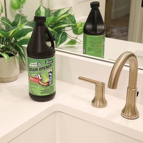 Miniatura 10 de Liquid Rhyno - Abridor de drenaje de 30 onzas, 2 unidades concentradas para desagües de fregadero, bañera o ducha, acción rápida Pro Strength limpia