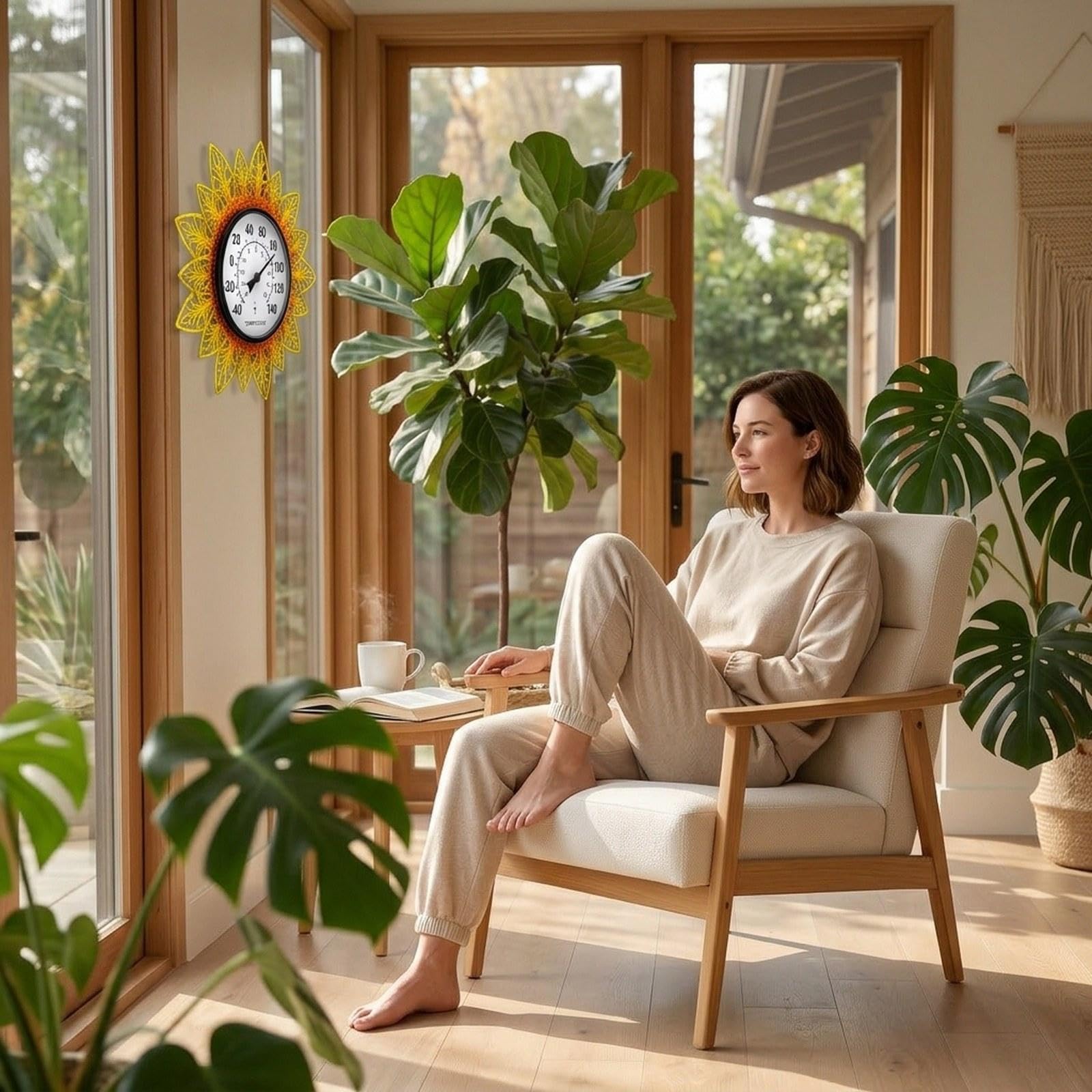 Elegante Termometro Da Esterno, Ideale Come Regalo di Compleanno, Decorativo per Prato, Balcone E Giardino.