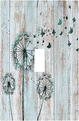 Miniatura 148 de Cubiertas Decorativas para Interruptor de Luz de Palanca Triple Retro Rojo Pulpo Monstruo Ola Marina Azul de 3 Segmentos Cubiertas de Placa de Pared