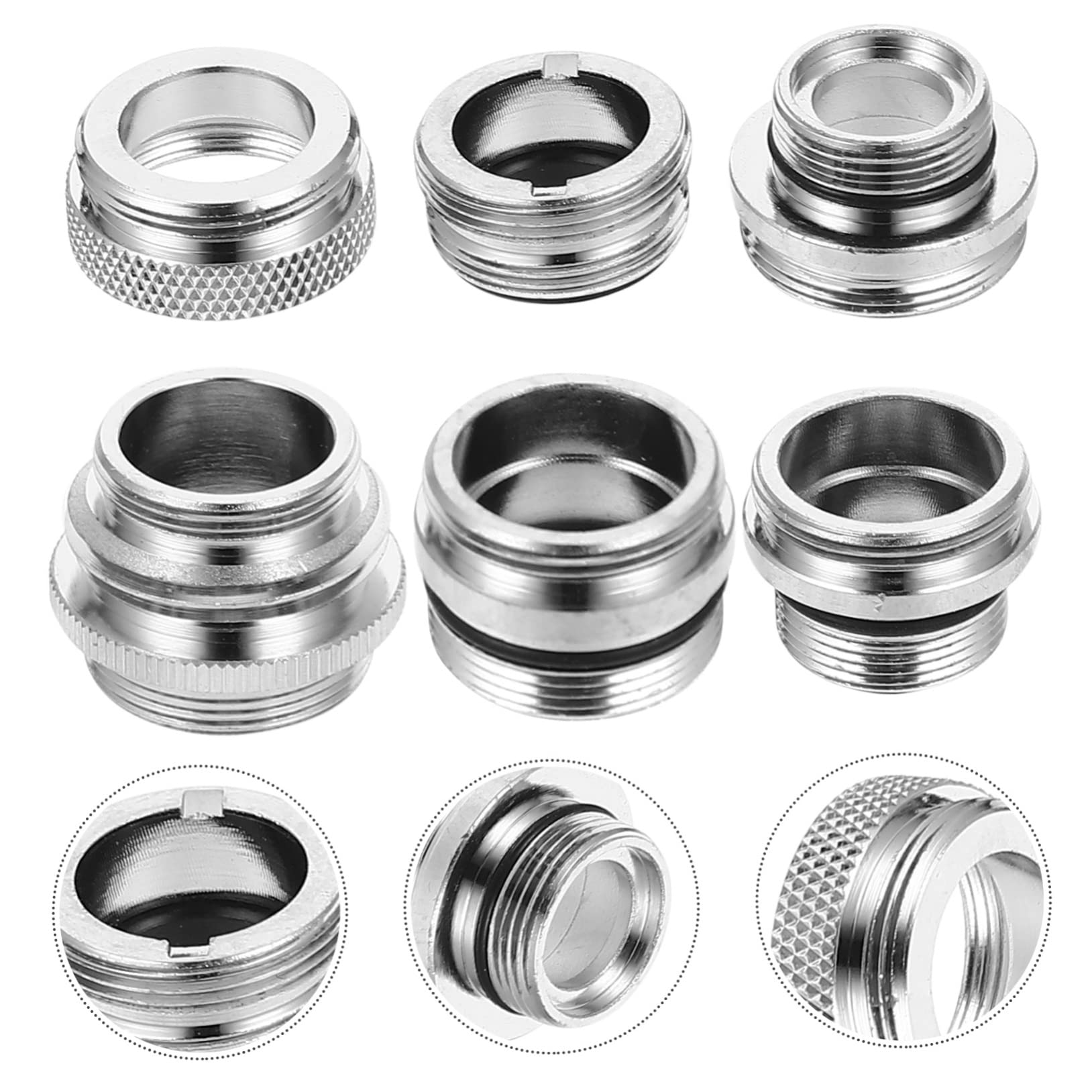 Gadpiparty 12piezas Adaptador De Grifo Manguera De Jardín De Compatible La Mayoría De Grifos De Cocina Conexión Fácil y Rápida para Riego y Limpieza