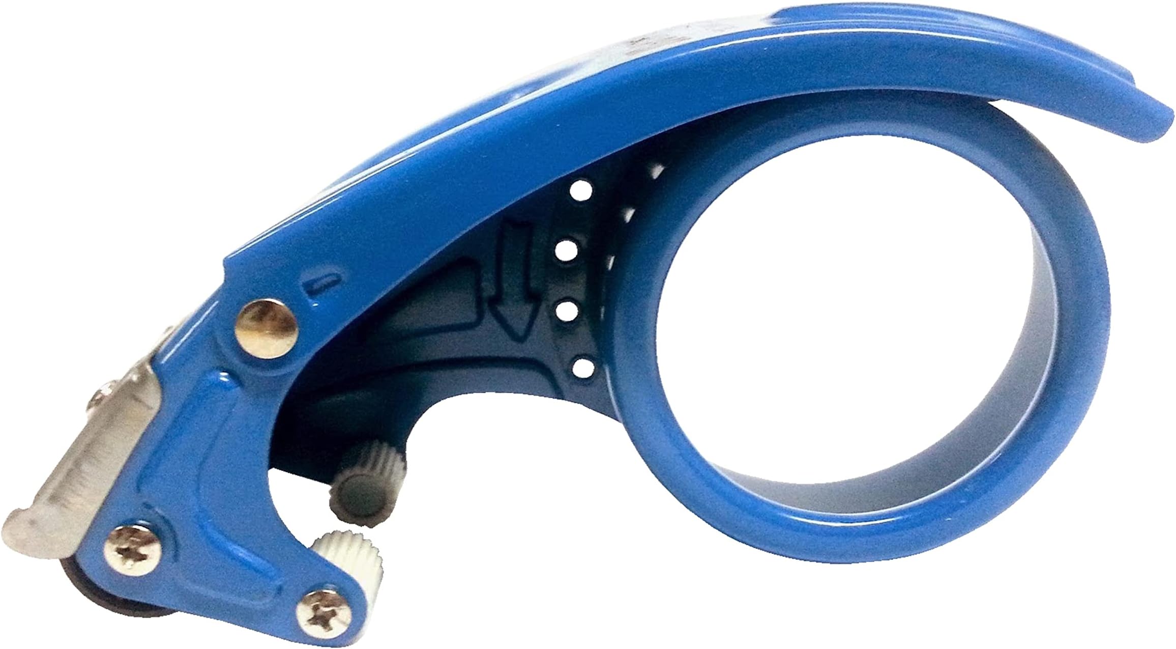 GoodWill TechNovelty Store Hand Tape Dispenser, 2inch Hand Operated Manual Packing Roller Tape Cutter Sealer for Boxes Celotape Cutter Machine-Blue