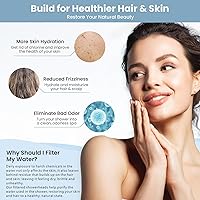 Vista 7 de Filtered Handheld Shower Head - High Pressure 3 Spray Setting Showerhead Filter For Hard Water - For Dry Skin & Hair