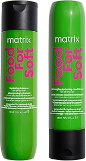 DUO Food For Soft Hydrating Shampoo with Avocado Oil and Hyaluronic Acid, for dry hair 300ml & Food For Soft Detangling Conditioner with Avocado oil and Hyaluronic Acid, for dry hair 300ml