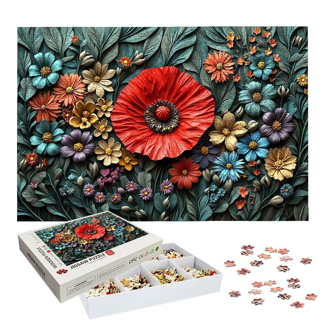 Puzzle Flor, Puzzle 3000 Piezas para Adultos, Regalo Mujer/Hombre -2151