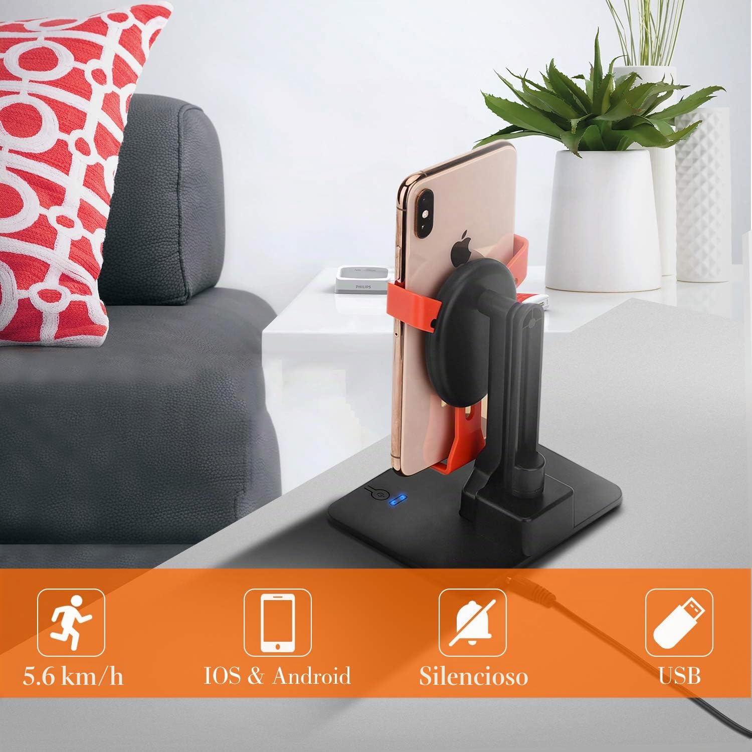 New Version Adjustable Phone Swing Device for Hatching Eggs in Pokemon Go and Steps Challenge, Compatible with iOS and Android