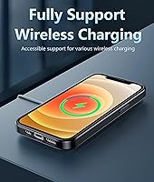 Vista 6 de FNTCASE Funda magnética para iPhone 12, grado militar, protección contra caídas, antiamarilleamiento, duradera, resistente y parachoques a prueba