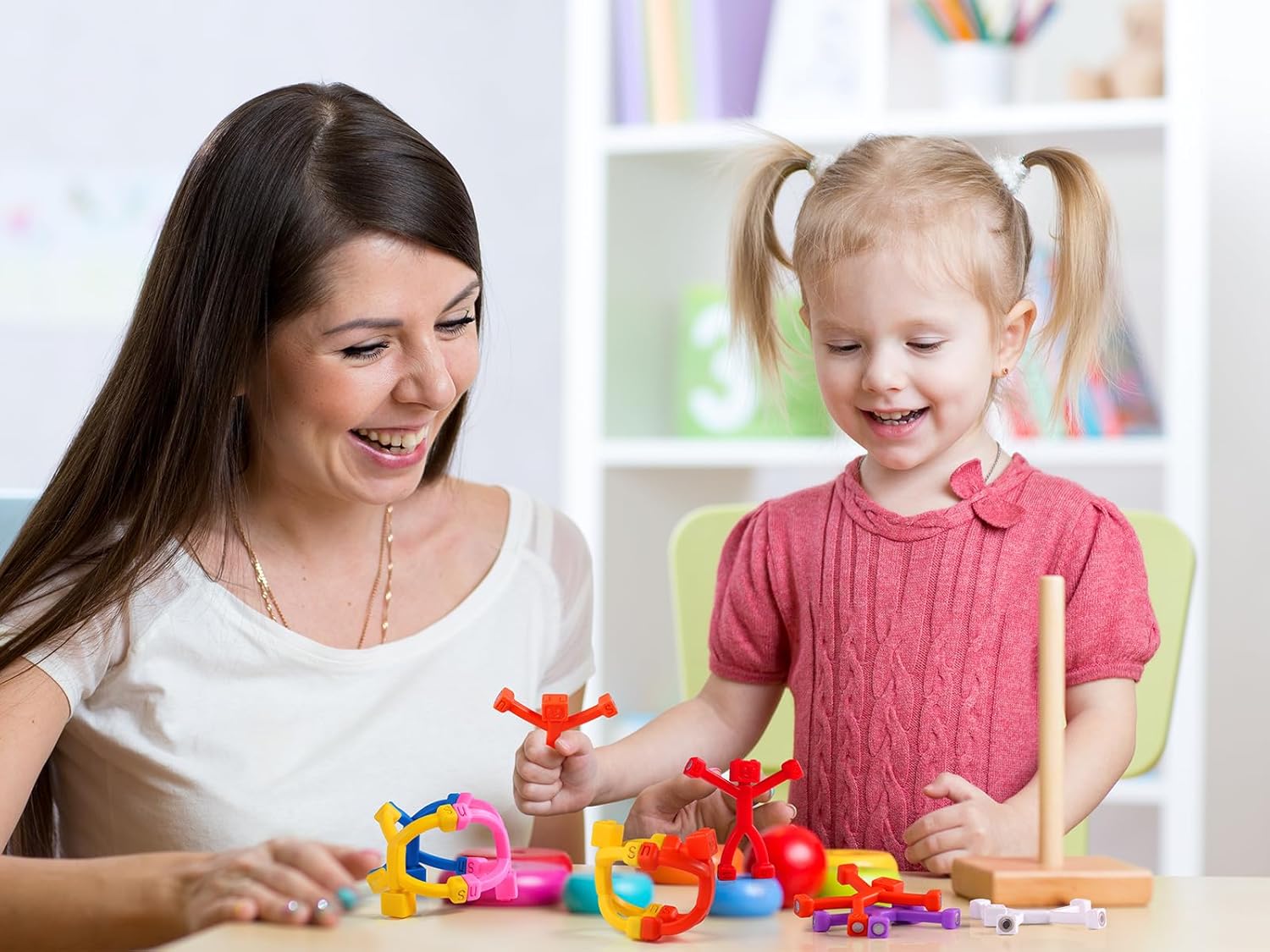 Magnetic-People-Magnet-Men Toys, Magnetic Travel Toys Portable, Clever Fun Magnets for Kids, Fridge Magnets for Refrigerator, Door, Classroom Fun 10 Pcs