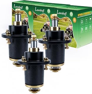 Spindle Assembly 037-6015-50 Spindle Assembly with 033-6003-00 Spindle Pulley for Mav Erick Bad Boy ZT El ITE, LIM ited, Rev OLT, Walk Beh ind, 36", 42", 48" 54" Mower Deck(3 Pack)