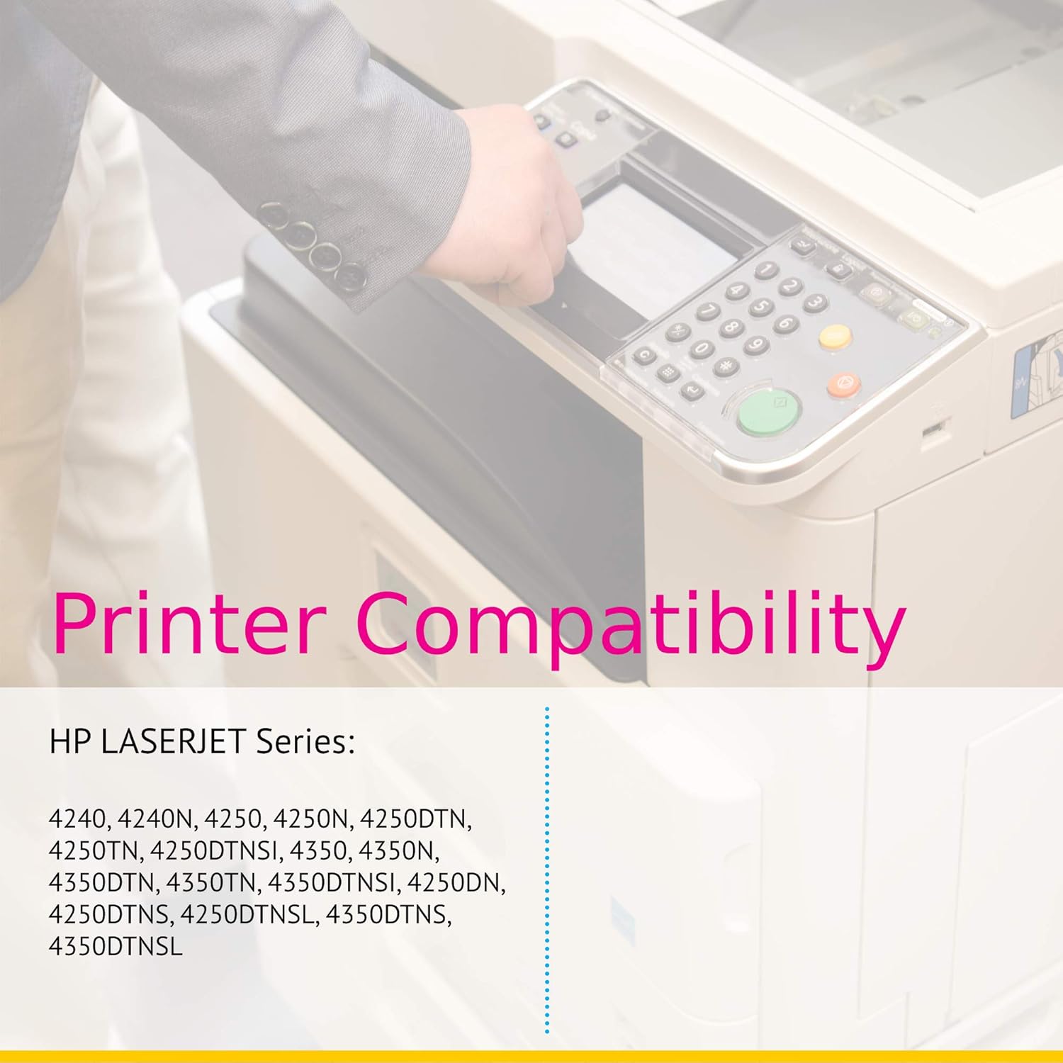 CS Replacement Toner Cartridge Compatible with HP Q5942A Q5942A Black 4240 4240N 4250 4250N 4250DTN 4250TN 4250DTNSI 4350 4350N 4350DTN 4350TN 4350DTNSI 2 Pack