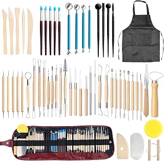 Modellierwerkzeug, Töpferwerkzeug,Modelierwerkzeugset,Ton Werkzeug | Töpferwerkzeugen, Töpferwerkzeug Set, Sculpting Werkzeug für DIY Kunsthandwerk, Skulptur, Schnitzen, Anfänger, Modellbau