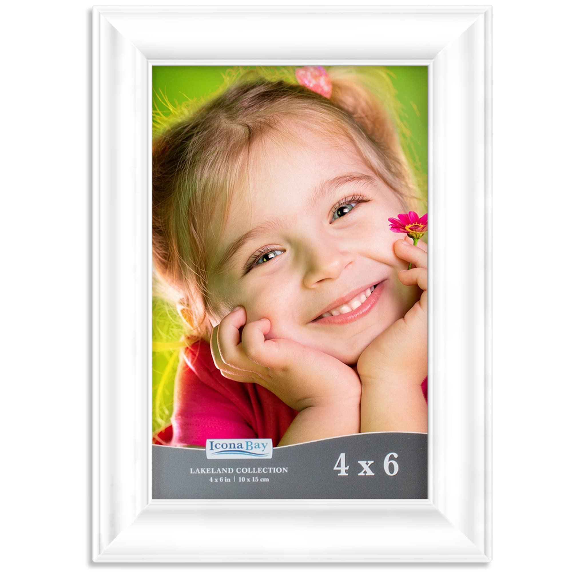 Amazon.com - Icona Bay 4x6 White Picture Frame - Contemporary