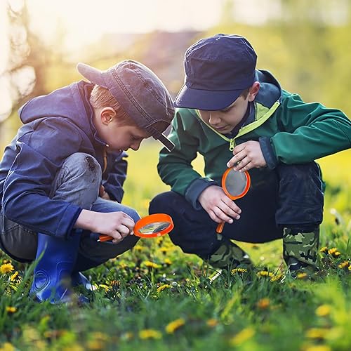 Vista 7 de ESSENSON Kids Explorer Kit - Adventure Kit for Kids, Outdoor Explorer Kit with Binoculars, Summer Outdoor Toys for Kids Ages 4-8 Naranja