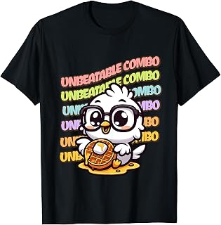 Unbeatable Combo Chicken & Waffle Lover | food humor T-Shirt
