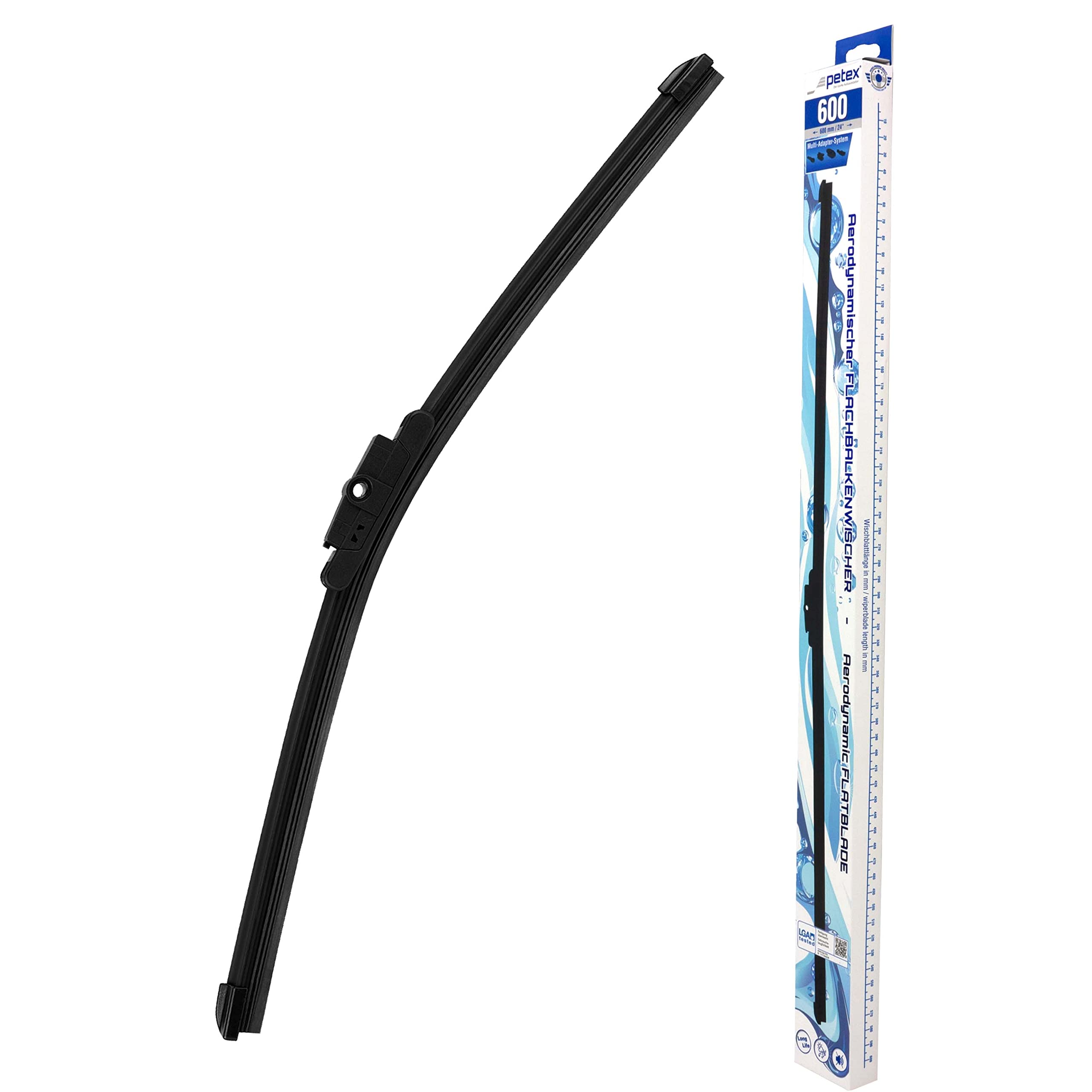 PETEX 1 x Windscreen Wiper Blade, Length: 600 mm - Front Windscreen