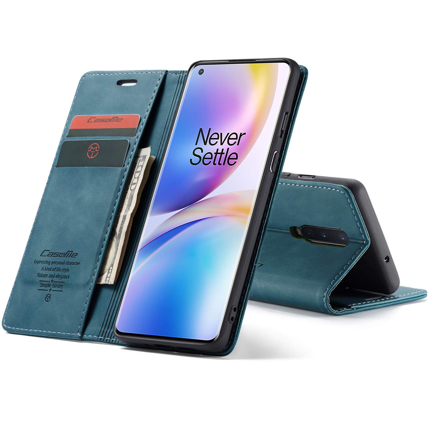 Asuwish Custodia a portafoglio per OnePlus 8 OnePlus8 5G