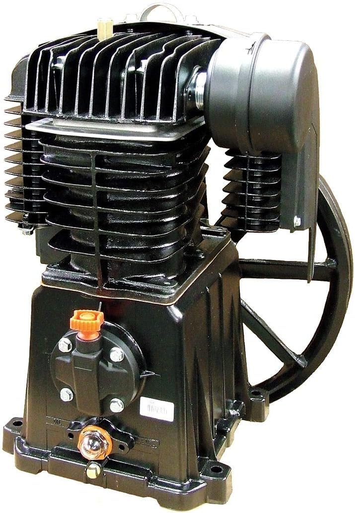 Rolair, PMP22BK119GR, Air Compressor Pump, 2 Stage, 2