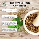 Pure Tree Certified Organic Coriander Seeds | 850 g | Dhaniya | Coriander Whole | Khada Dhania | Sabut Daniyalu Seeds gallery image