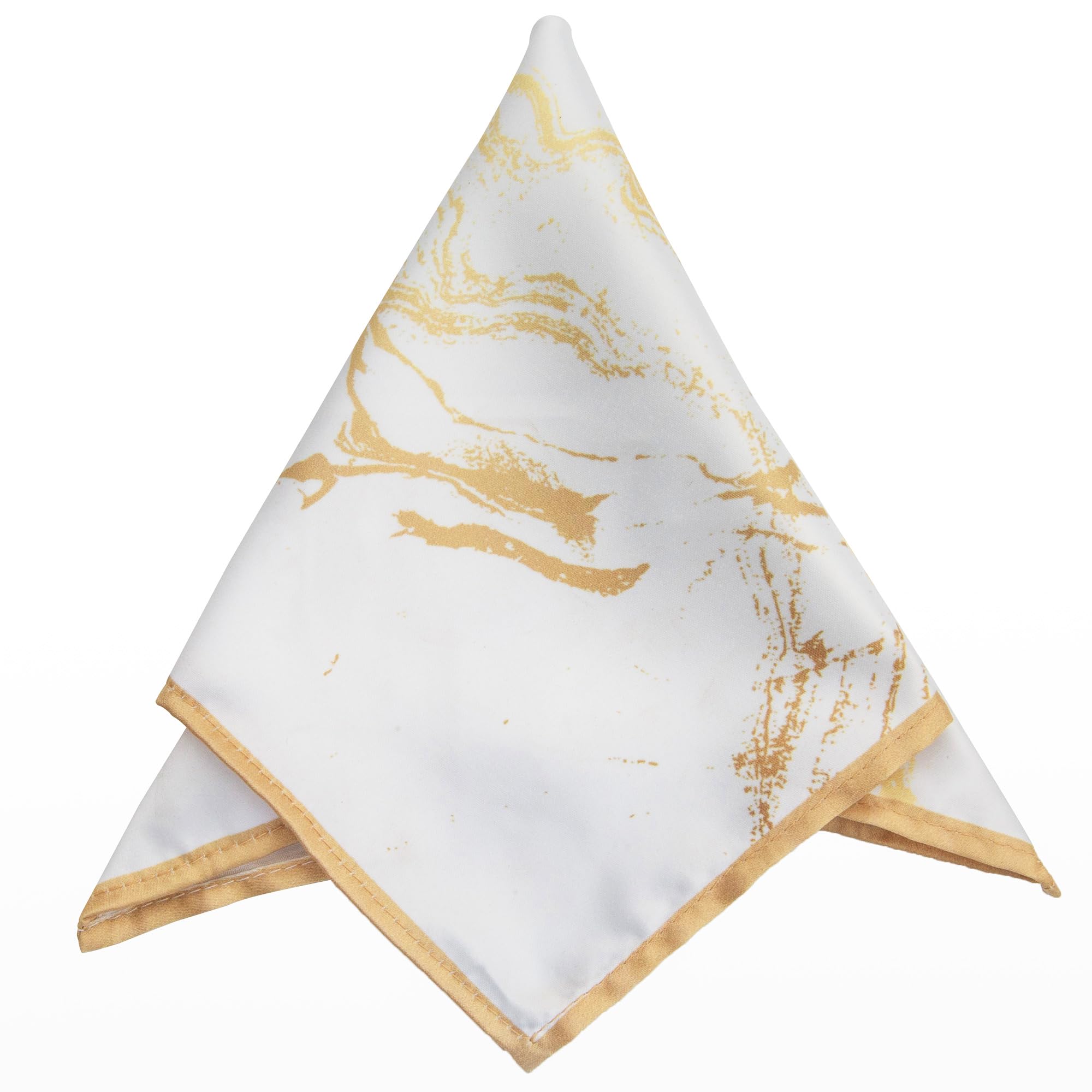 To The NinesMen's White Pocket Square