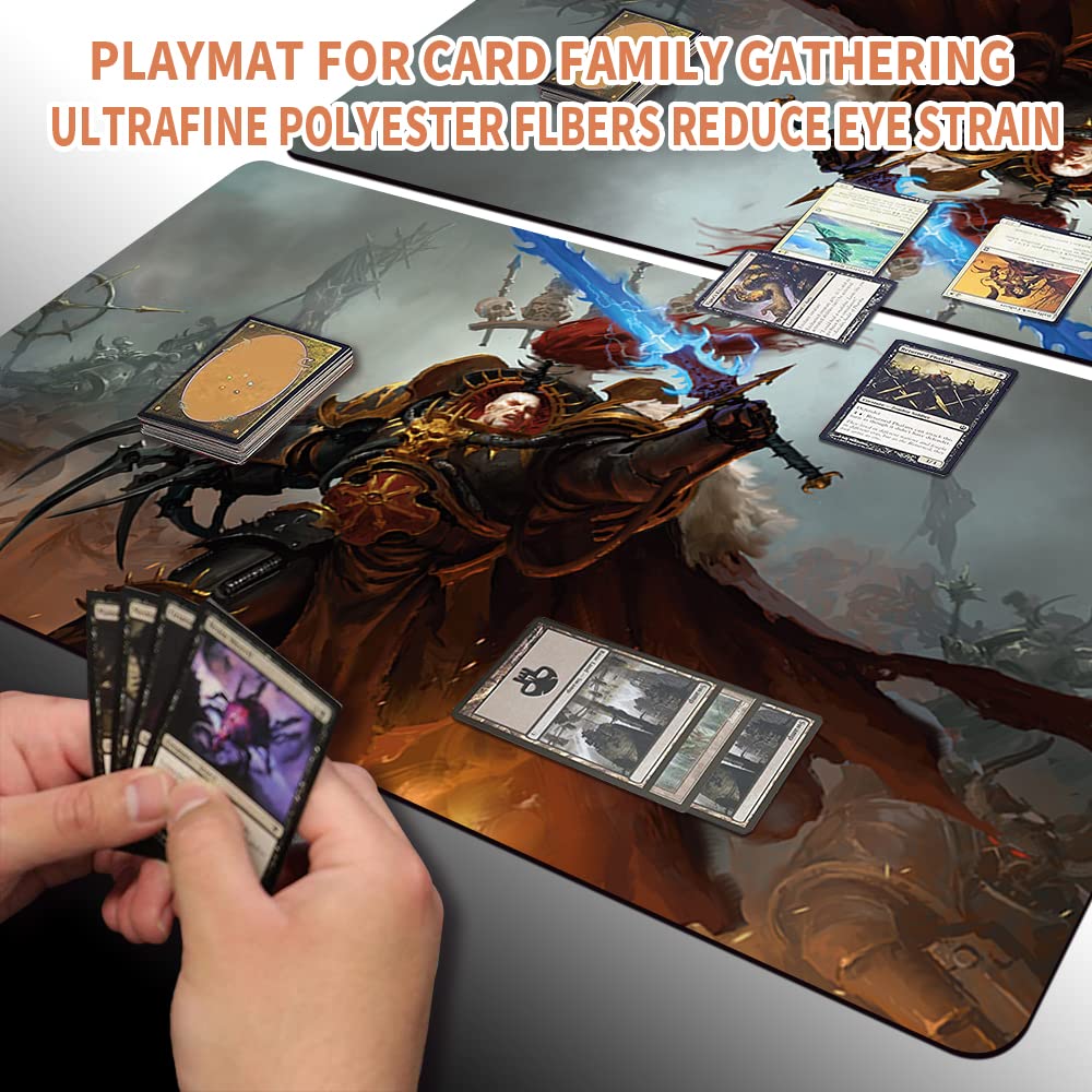 Four leaves MTG - Tappetini da Gioco + Borsa Impermeabile Gratuita MTG, Dimensioni 60 x 35 cm, MTG Mouse Pad Compatibile con MTG TCG CCG (Abaddon, The Despoiler-JH)