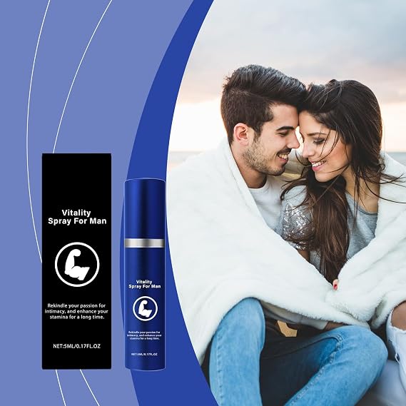 Spray for Men | Support Last Longer in Bed | Refreshing Lightweight Formula, Nourish Skin with Light Vitality, Suitable for Men (1)