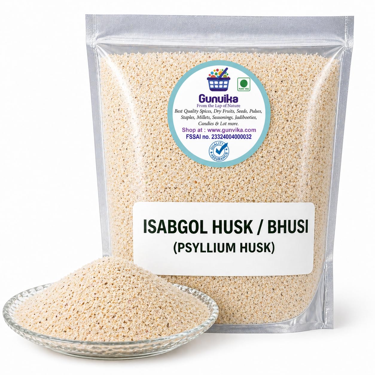 [BRSRGCD4PIBBQCDX] Sat Isabgol Bhusi Natural Fiber for Gut Health Digestion Support and Detox, Isabgol Husk for Digestion High Fiber Natural Laxative Psyllium Bhusi