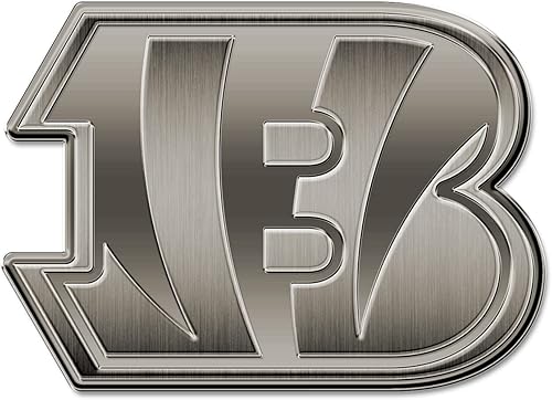 Miniatura 24 de Rico Industries NFL Football Standard Oval Antique Nickel Auto Emblem for Car/Truck/SUV
